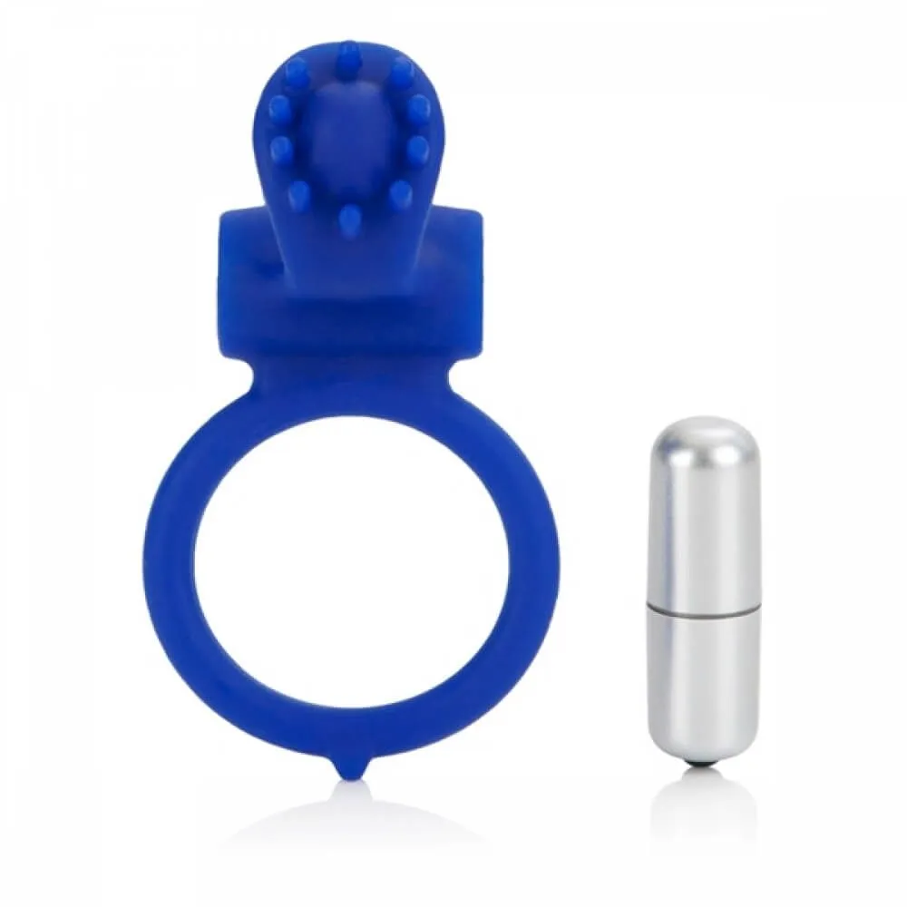 виброкольцо california exotic novelties body & soul infatuation, синее в России