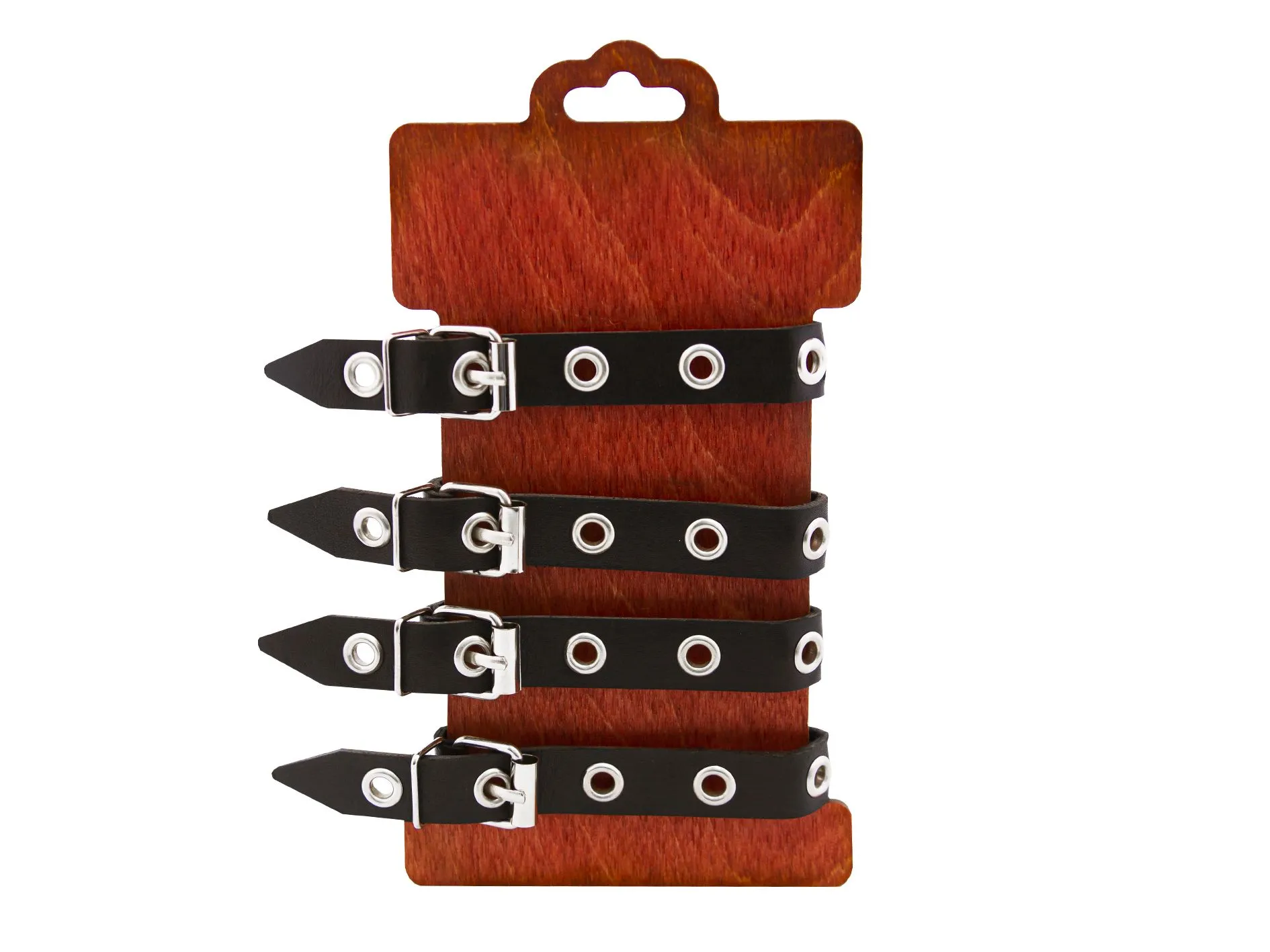 наручники декоративные pinkrabbit из двух ремешков, черные в России