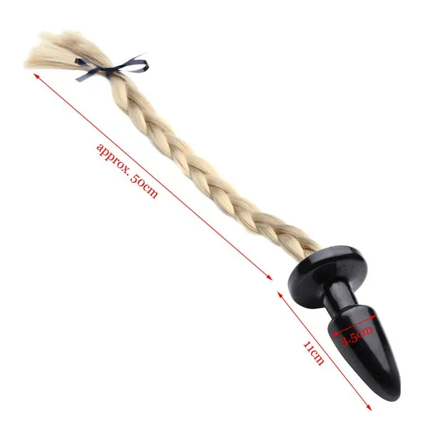 анальная пробка с хвостом "blondy" 47008-mm в России