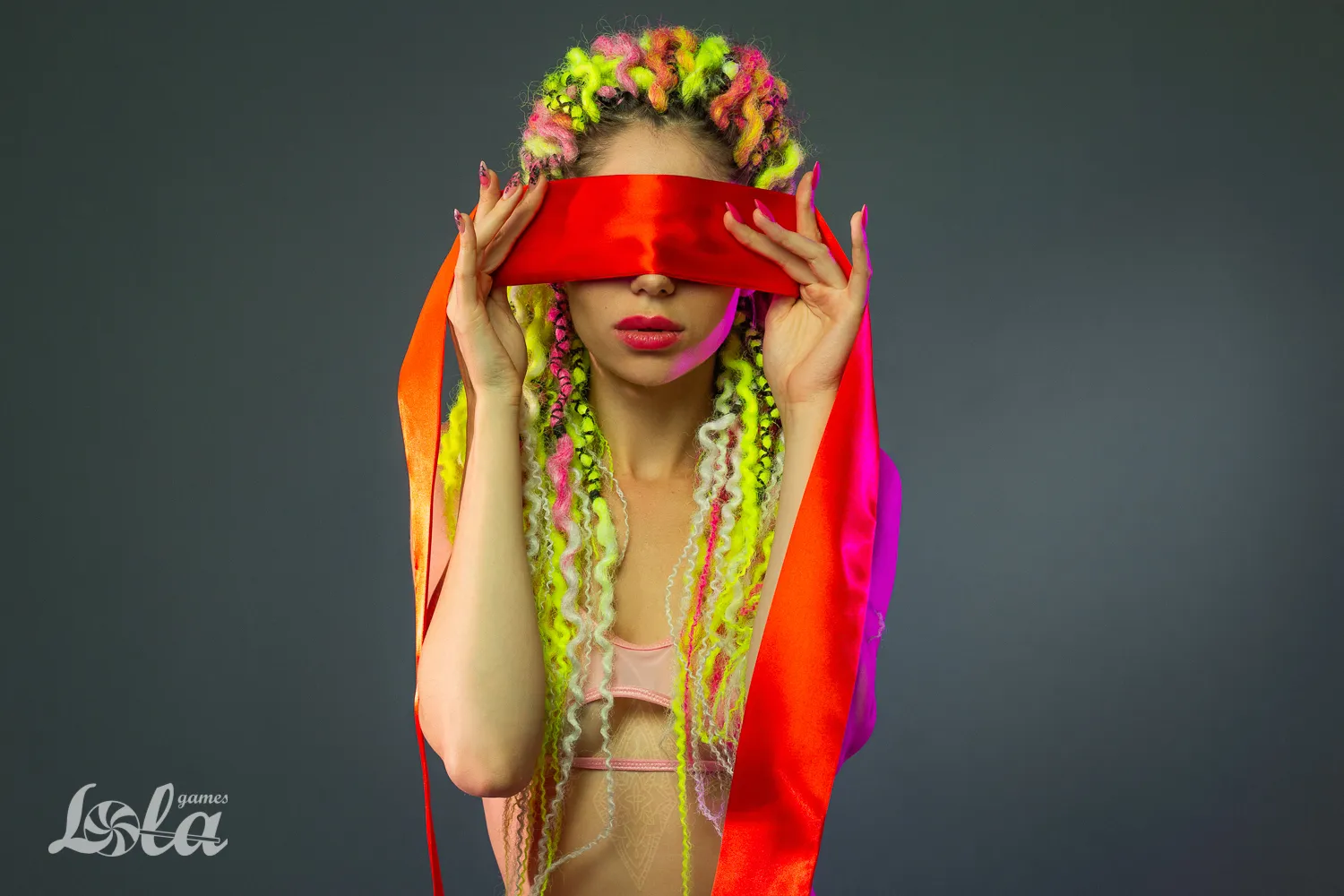 лента party hard wink red 1142-01lola в России