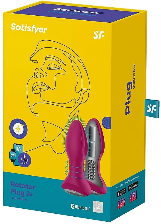 анальный стимулятор с ротацией satisfyer rotator plug 2+ 003177sa в России