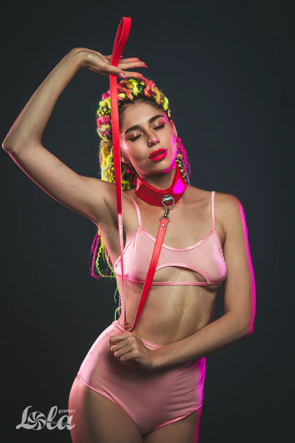 ошейник party hard circus red 1085-02lola в России