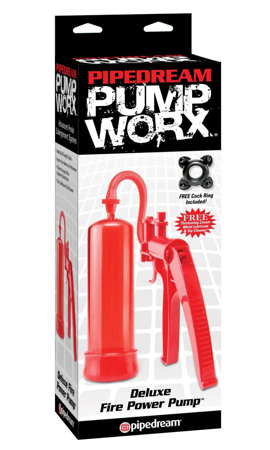 помпа pipedream deluxe fire power pump, красная в России