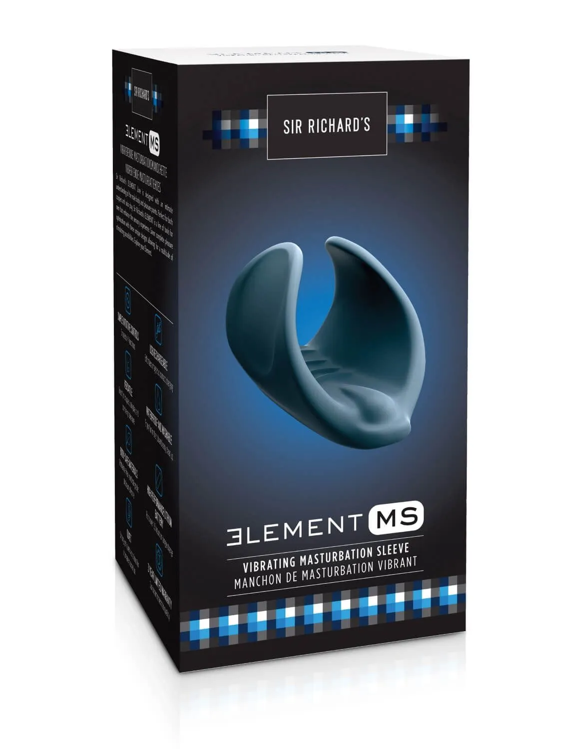 мастурбатор pipedream sir richards element ms, синий в России