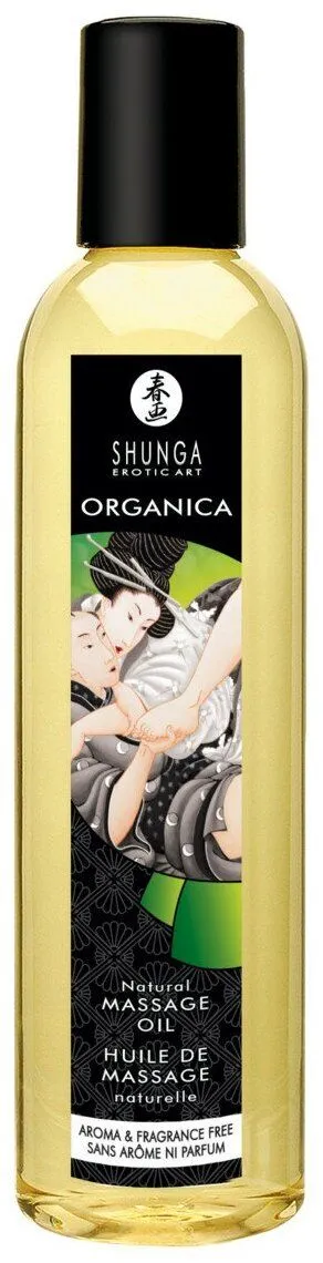 массажное масло shunga без аромата «натуральное» серия органика, 240 мл в России