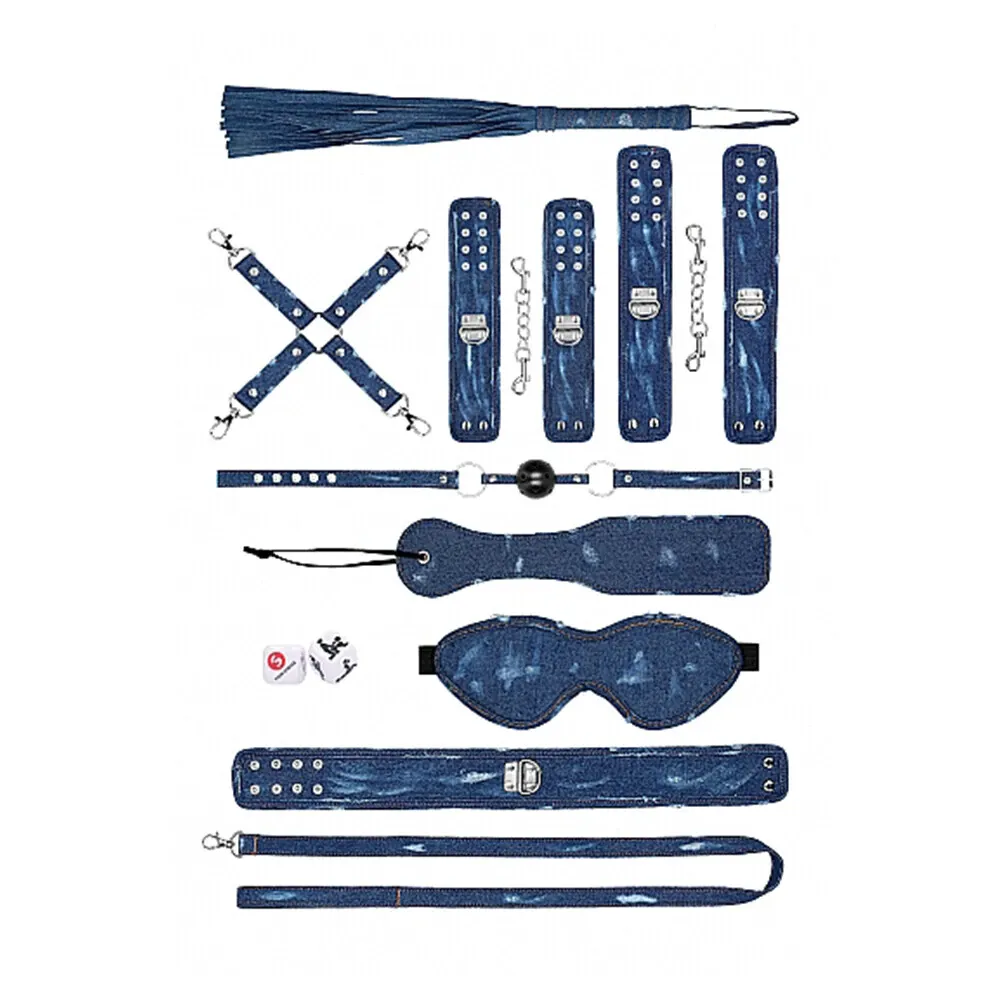 набор для игр denim bondage kit в России