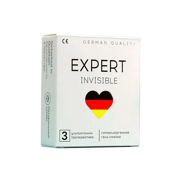 презервативы expert invisible №3, особо тонкие в России