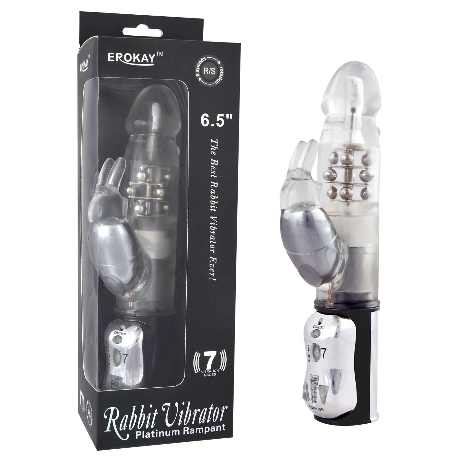 вибратор classicle rabbit silver ek-1504-sv в России