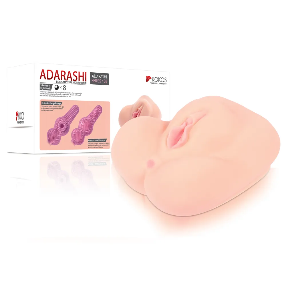 Мастурбатор Mini hips ADARASHI 3 DOUBLE LAYER телесный двухслойный KOKOS M04-002-03D