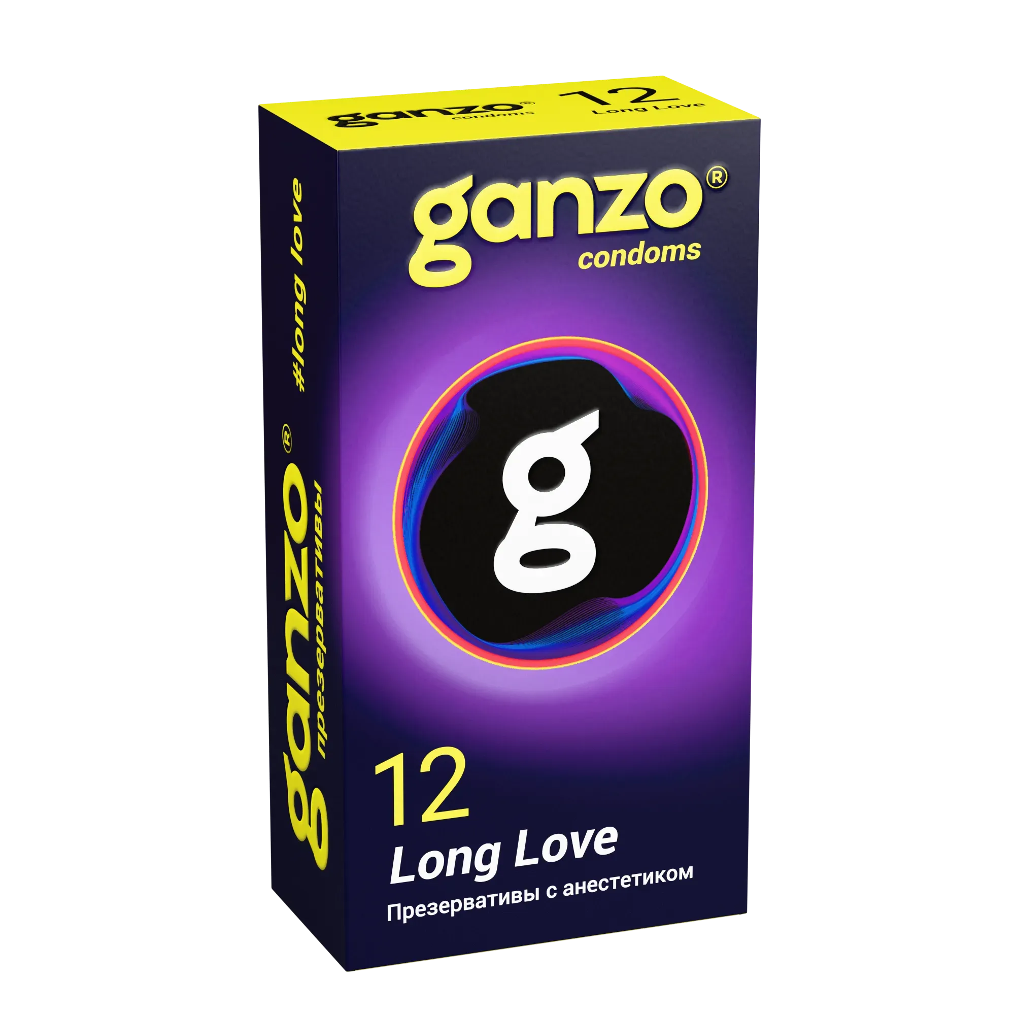 Презервативы презервативы ganzo long love №12 с бензокаином для продления удовольствия в России