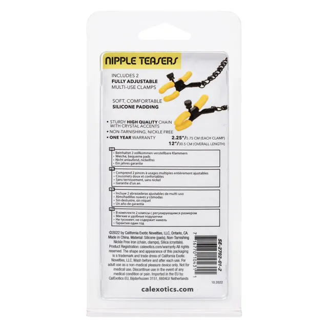 металлические зажимы для сосков с силиконовыми насадками boundless nipple teasers в России