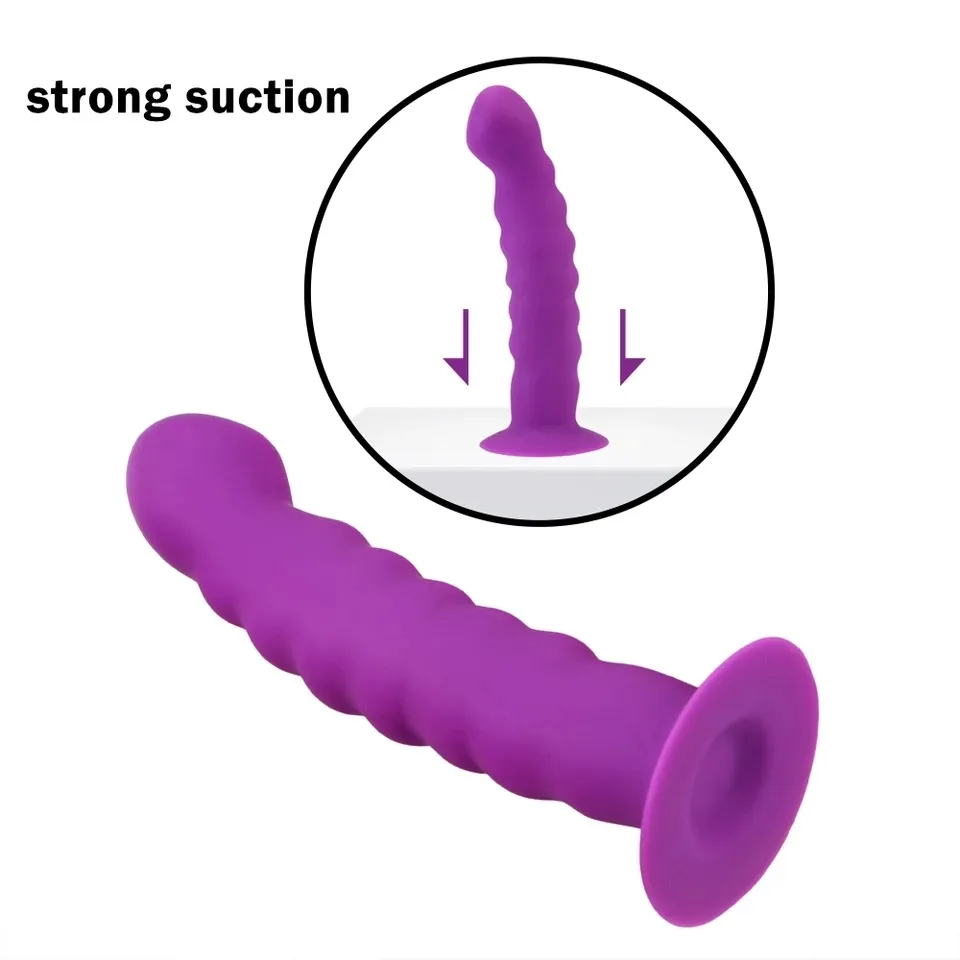 фаллоимитатор анальный силиконовый  пурпурный, 15 см х 2.5 см 47532-mm в России
