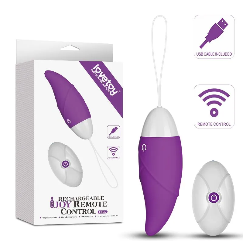 виброяйцо lovetoy ijoy rechargeable egg, фиолетовое в России