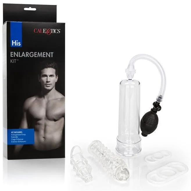 Набор мужской California Exotic Novelties His Enlargement Kit, с помпой