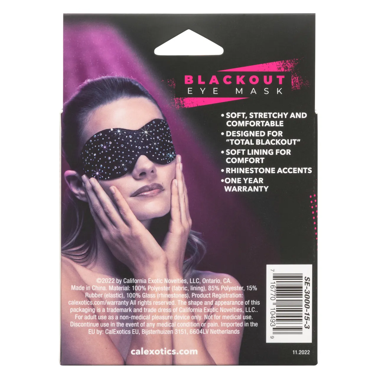 маска на глаза для эротических игр radiance blackout eye mask в России