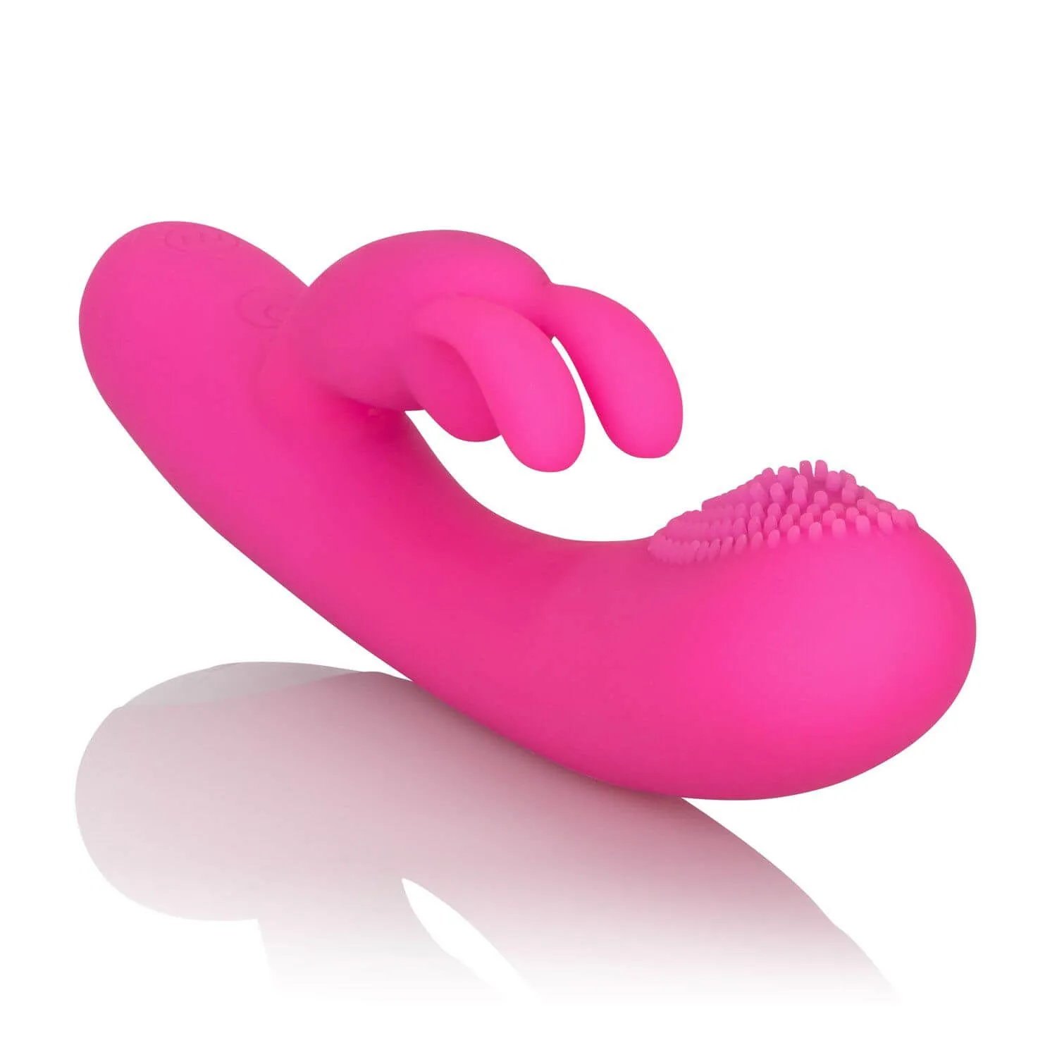 вибратор california exotic novelties embrace massaging rabbit, розовый в России