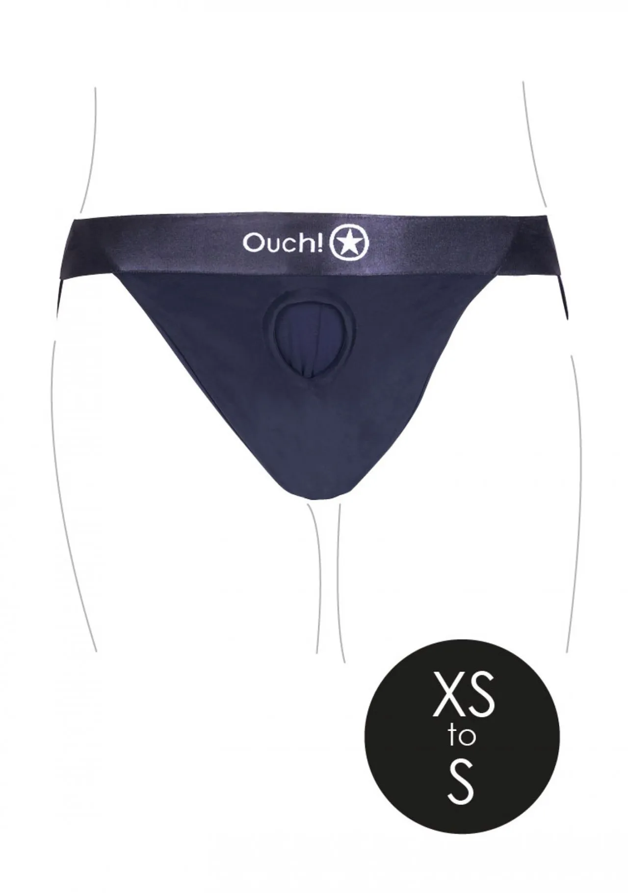 трусики для страпона с вибропулей - xs/s в России