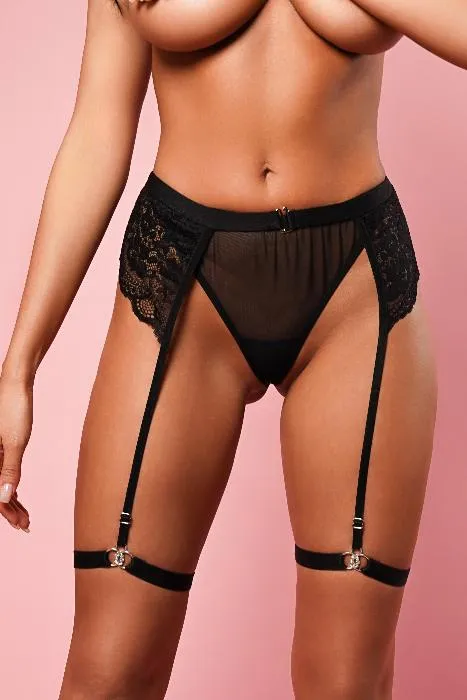 Эротическое женские трусики с поясом и гартерами в России