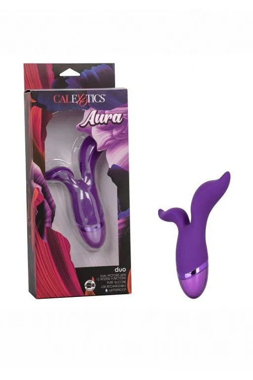 Ультра гибкий двойной вибромассажер Aura Duo