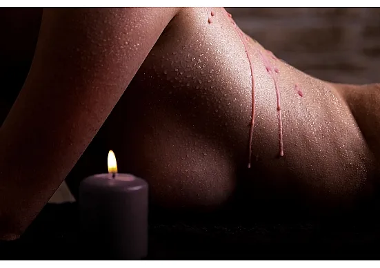 восковая bdsm-свеча  wax play с ароматом шоколада в России