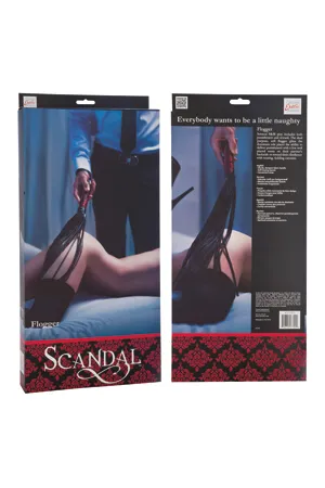 многохвостая гладкая плеть (флогер) scandal flogger в России