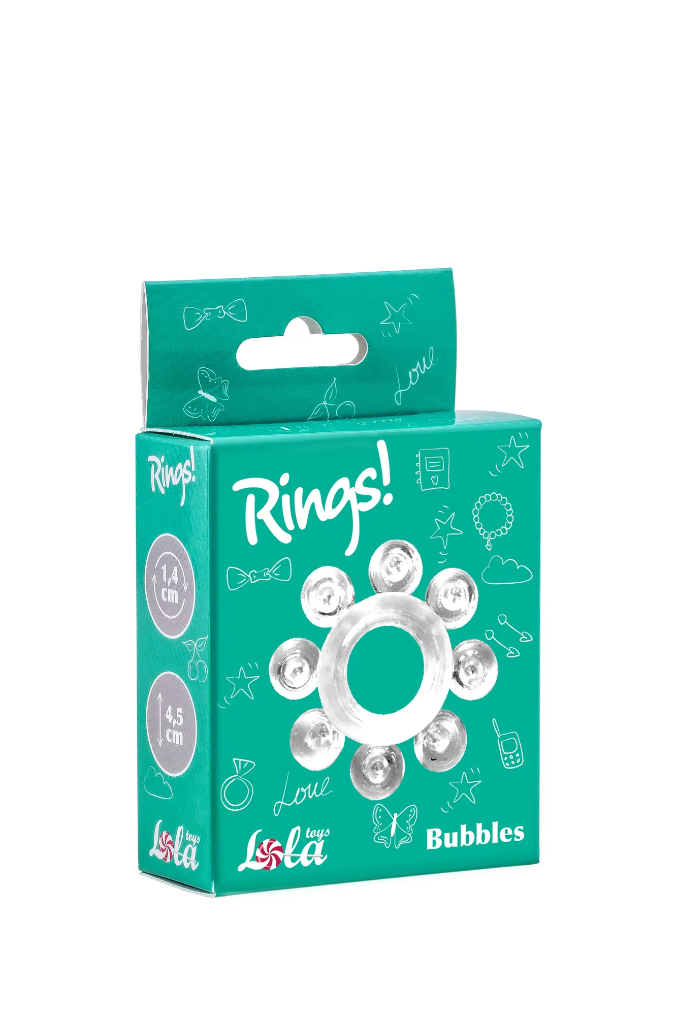 эрекционное кольцо rings bubbles white 0112-30lola в России