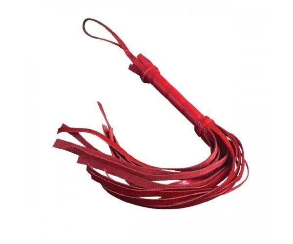 Плеть кожаная Sitabella Мини, красная