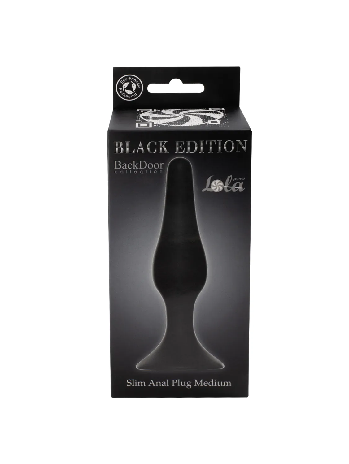 анальная пробка slim anal plug medium black 4206-01lola в России
