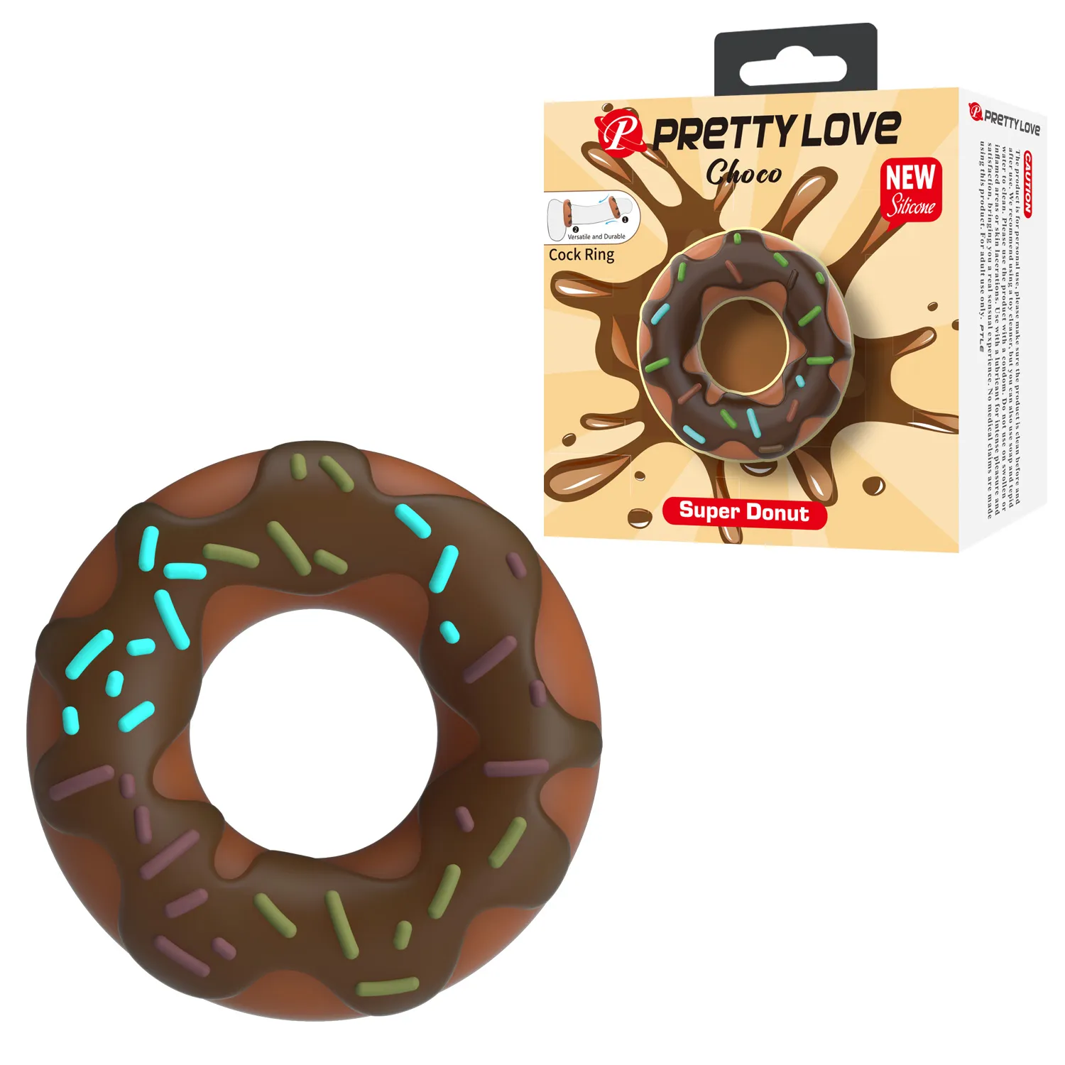 эрекционное кольцо пончик pretty love donut bi-210344 в России