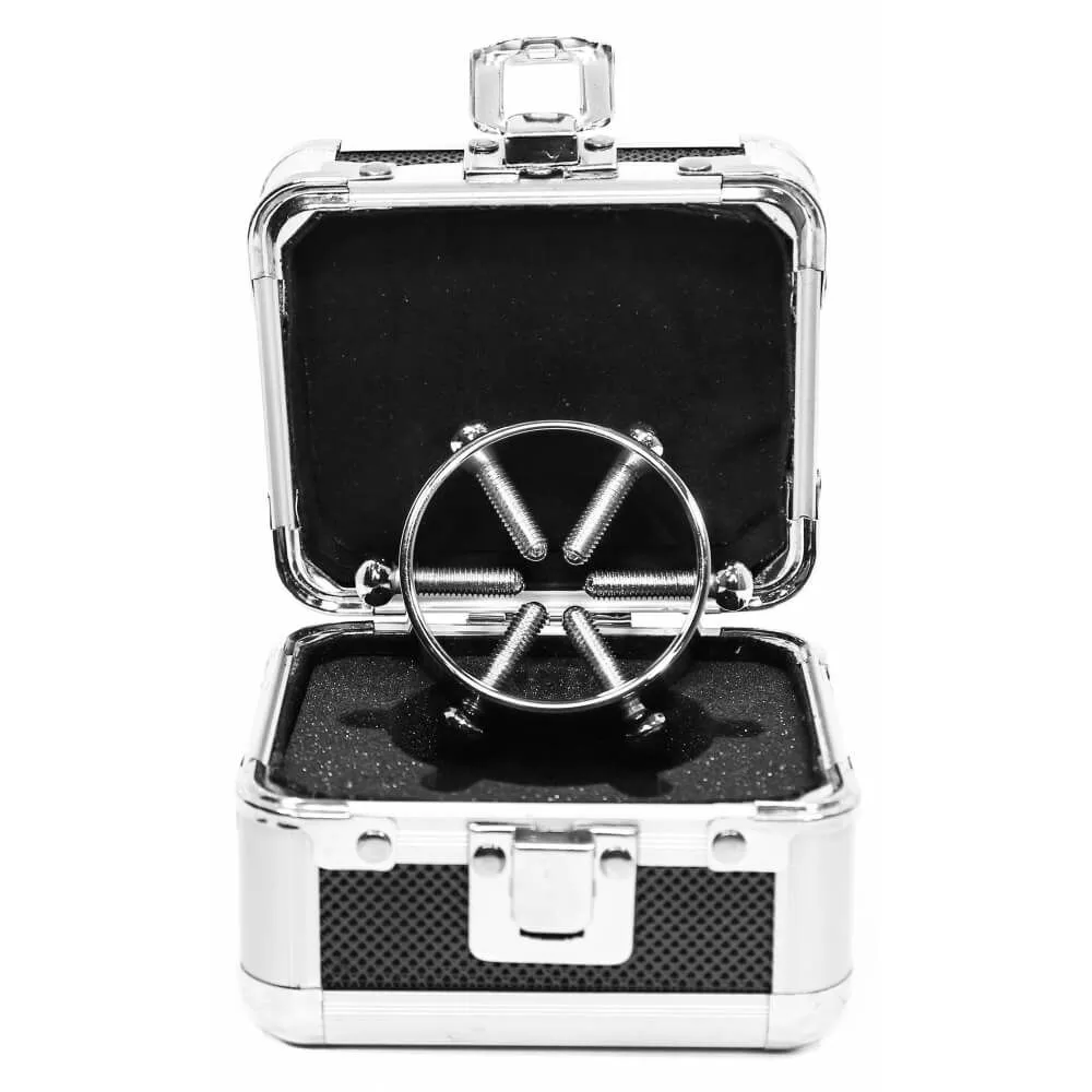 кольцо на член pipedream metal worx adjustable cock clamp, металлическое в России