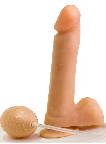 фаллоимитатор - реалистик на присоске с грушей 181500ru в России