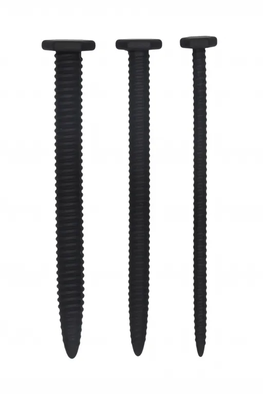 набор из трех стимуляторов уретры (струн) silicone screw plug set в России