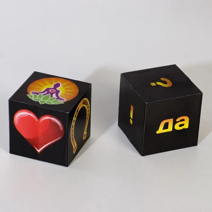 кубики "для взрослых "предсказания" в России