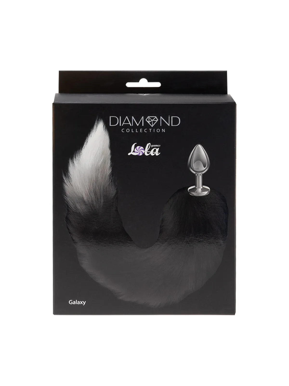анальная пробка с хвостом diamond galaxy black 4019-01lola в России