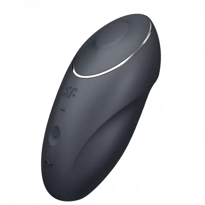вибромассажер satisfyer tap & climax 1, силикон, серый, 11 см в России