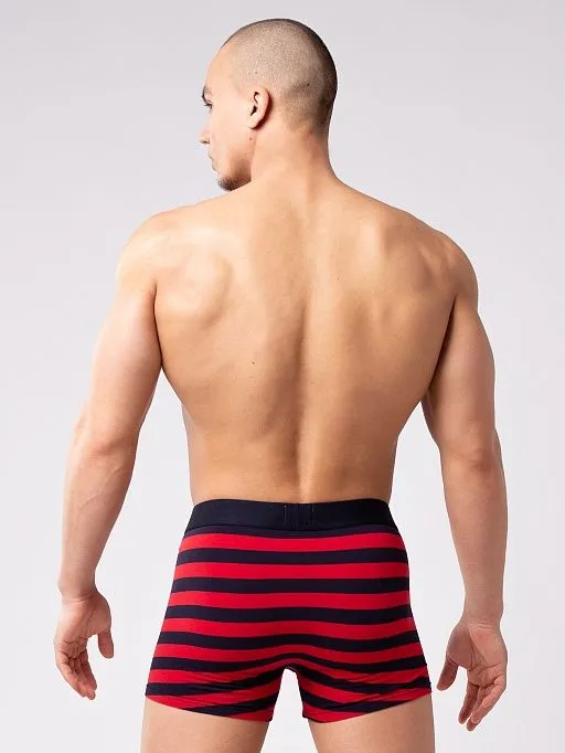 Эротическое трусы мужские удлиненные боксеры opium r126 в полоску в России