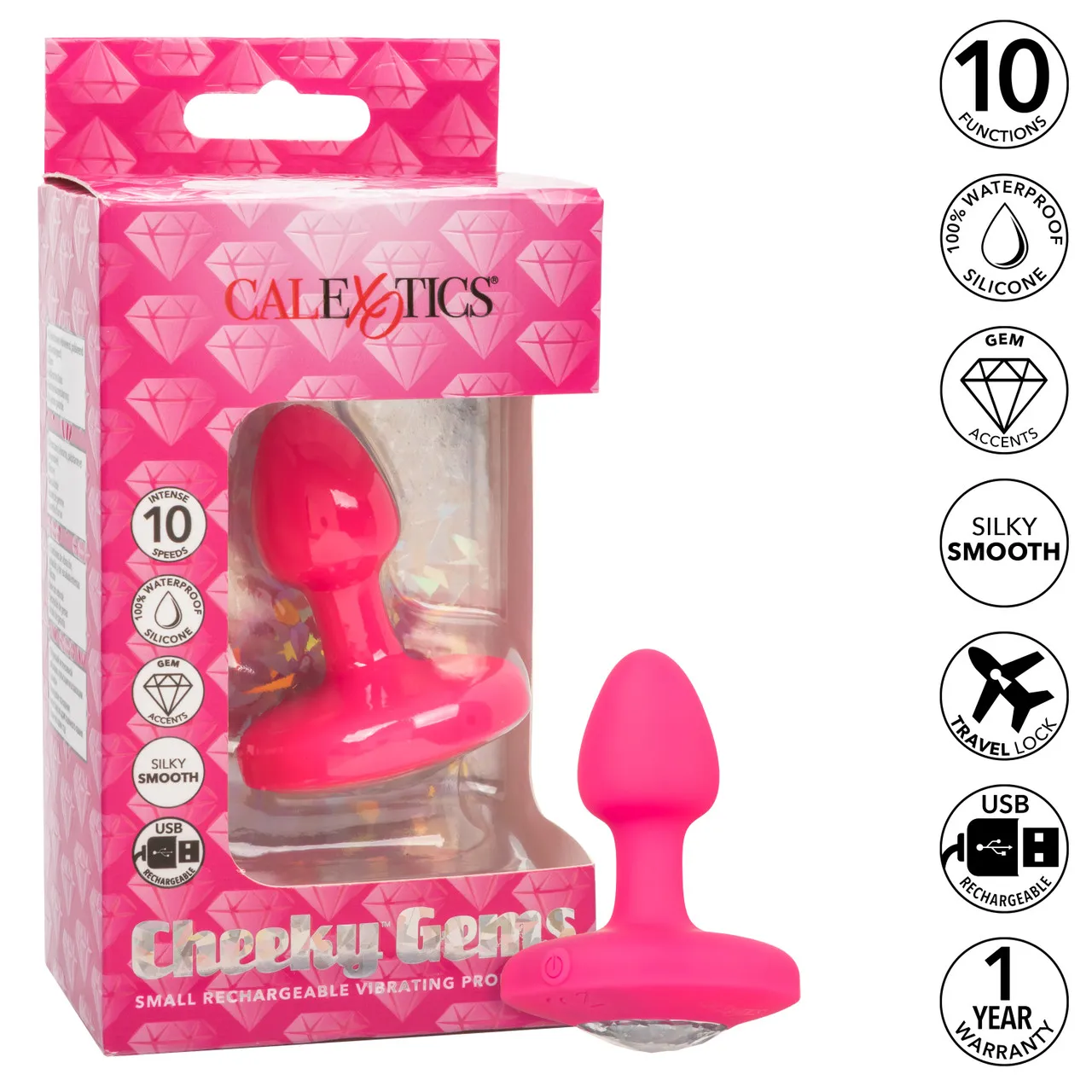 перезаряжаемая анальная вибропробка cheeky gems small rechargeable vibrating probe в России