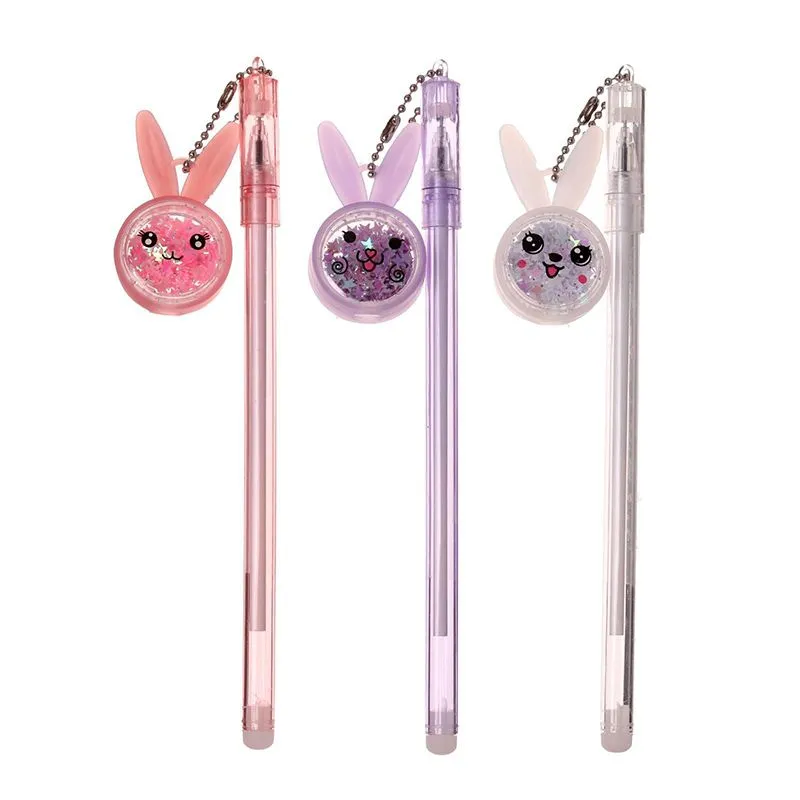 ручка гелевая брелок блеск зайка в России