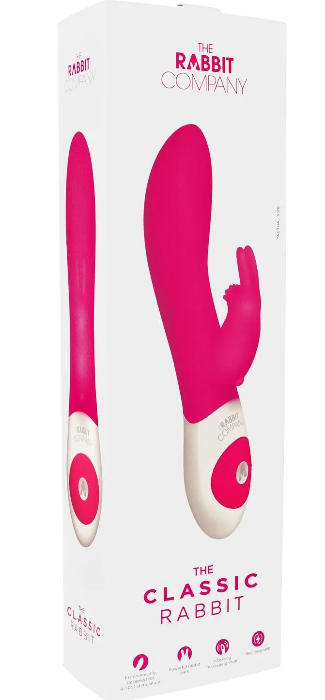 вибратор the rabbit company classic, розовый в России