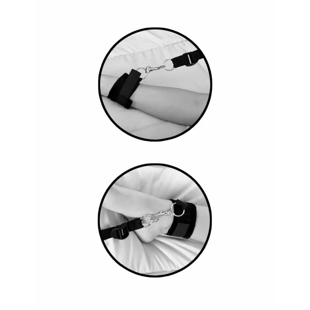 фиксатор pipedream wraparound mattress restraints, черные в России