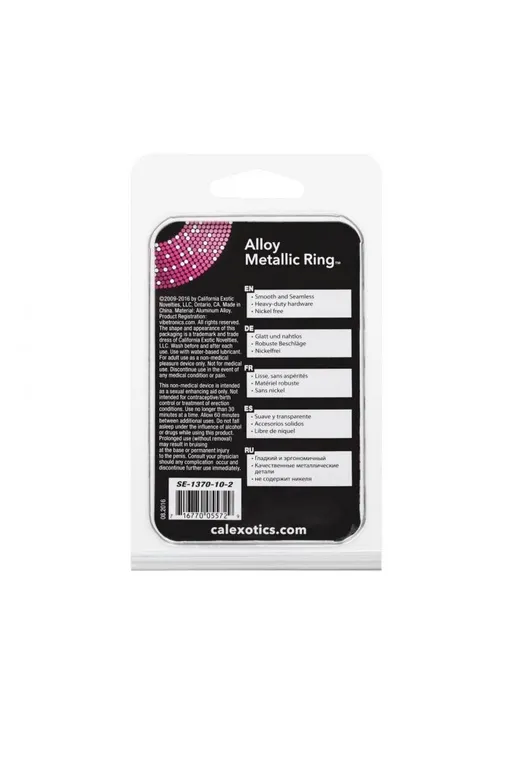 эрекционное кольцо среднего размера alloy metallic ring medium в России