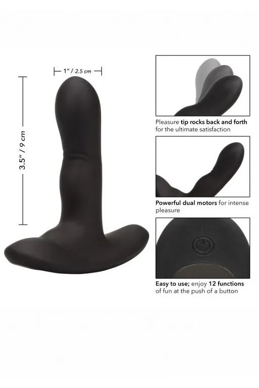 перезарежаемый силиконовый анальный стимулятор wireless rocking probe с функцией «манящее движение» в России