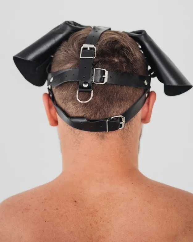 маска послушный пес из натуральной кожы 58017ars в России