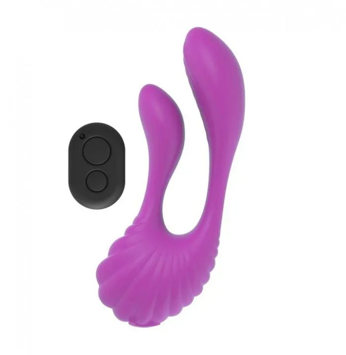 Вибратор Adrien Lastic Couple Secrets с пультом, фиолетовый