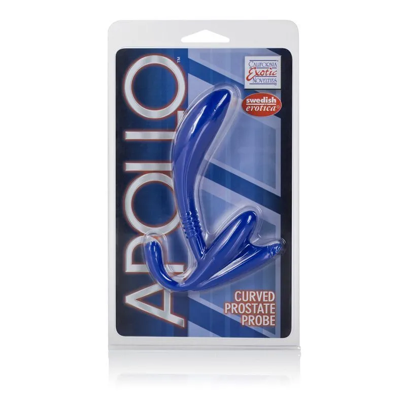 стимулятор простаты california exotic novelties curved prostate probe, синий в России
