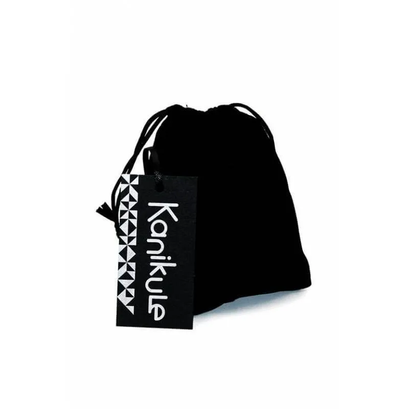 Анальная пробка Kanikule розовая силиконовая с радужным кристаллом, Medium