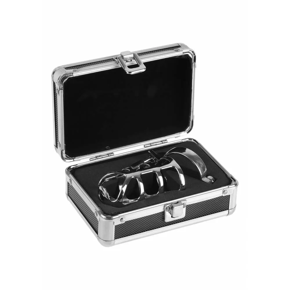 клетка на член pipedream metal worx cock cage xl, металлическая в России