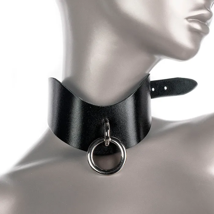 ошейник высокий премиум с кольцом в России