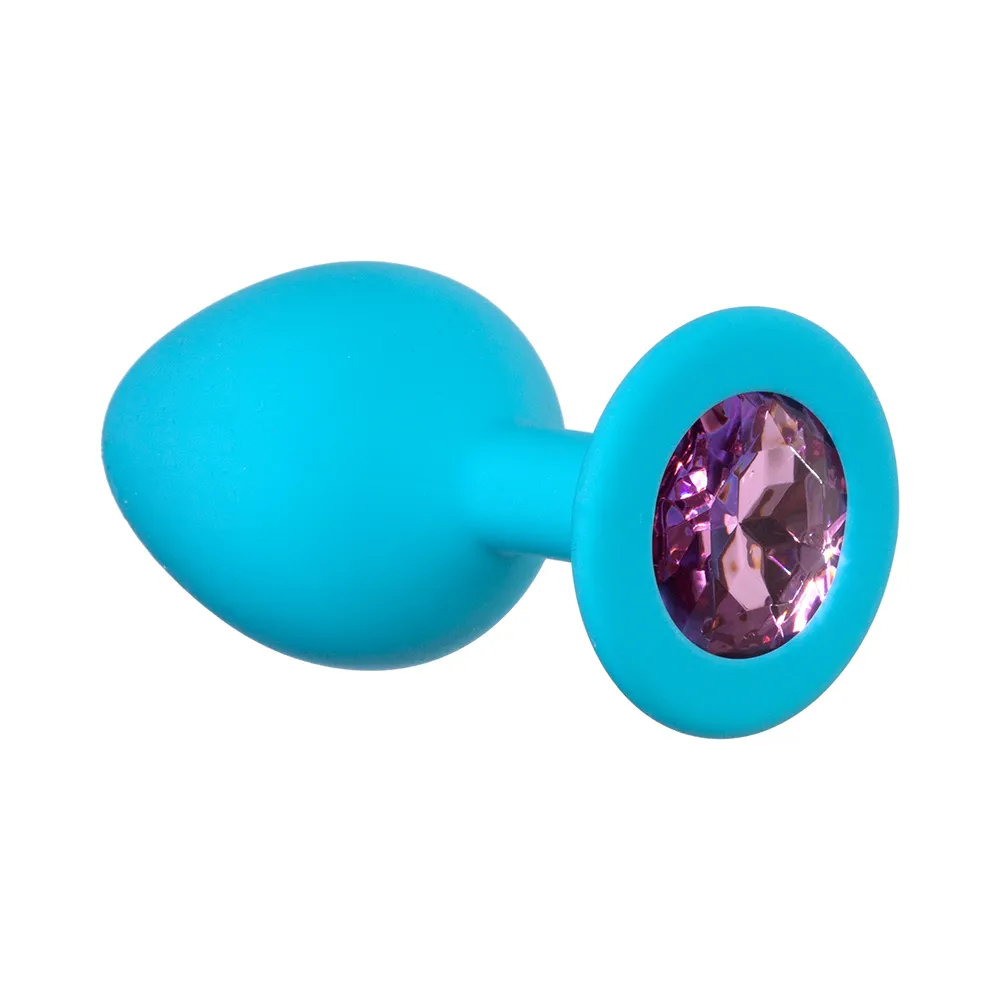анальная пробка emotions cutie medium turquoise pink crystal 4012-03lola в России