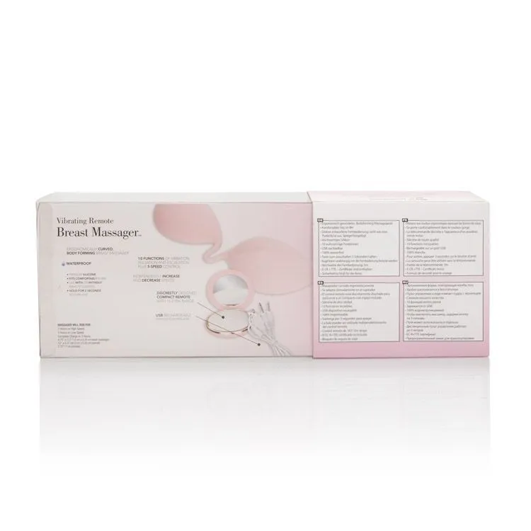 вибромассажер для груди california exotic novelties breast massager, розовый в России